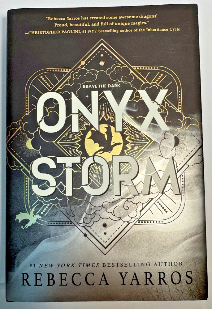 Onyx Storm Deluxe Edition Rebecca Yarros (2025, Hardcover) SIGNED FIRST PRINTING