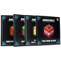 Minecraft Blocks Complete 4 Books Paperback Collection – Ages 8+ – By Mojang AB