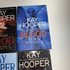 4 Kay HooperHC/DJ Book Lot Suspense Crime Romance Hardcover Haven, Blood Dreams