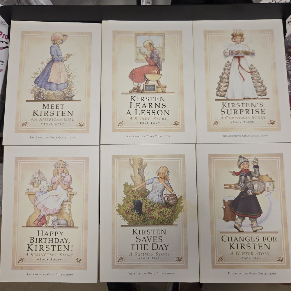 American Girl Kirsten Books 1-6 Complete Set Pleasant Company Vintage