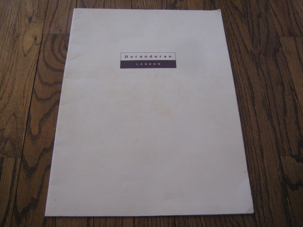 Duran Duran London Big Thing Tour 1998 1989 Rare Concert Book