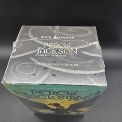 Percy Jackson and the Olympians 5 Book Paperback Boxed Set (w/poster) New Sealed