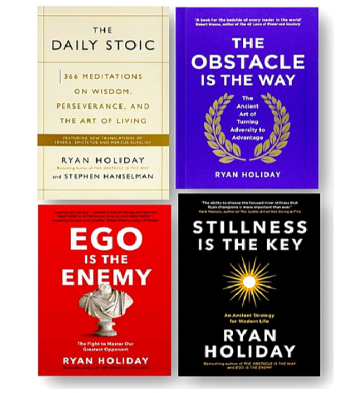 4 Books Set Ryan Holiday Brand New English Paperback Free Shipping USA ITEM