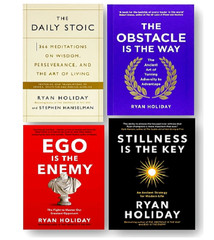 4 Books Set Ryan Holiday Brand New English Paperback Free Shipping USA ITEM