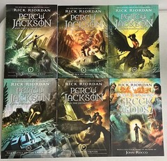Percy Jackson and the Olympians 6 Book Paperback Set Brand New No Box