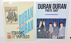2 – Vintage 1984 Duran Duran Book lot OF WORDS & PHOTO SHOT w DJ Japan LP LYRICS