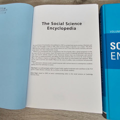 The Social Science Encyclopedia HC Volumes 1 & 2 by Adam & Jessica Kuper