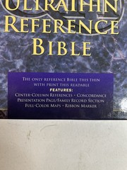 Broadman & Holman Ultrathin Indexed Reference Bible NIV 1986 Black In Box