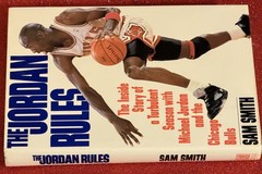 THE JORDAN RULES by SAM SMITH First Edition HARDCOVER 1992 *MICHAEL JORDAN *RARE