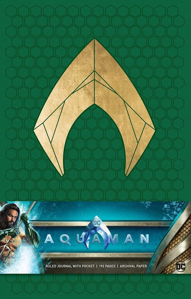 DC Aquaman 192 Pages Hardcover Ruled Journal of Archival Paper (2018)