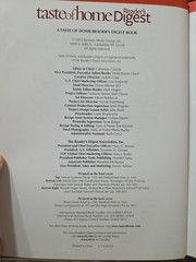 Taste Of Home Classics Cookbook 2010 Hard Back 638 Recipes 416 Pages