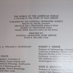The World of the American Indian, 1974 National Geographic Society HC 400 pages