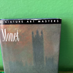 MINIATURE ART MASTERS ART BOOK OF MONET 1993 GERHARD GRUITROOY