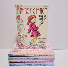 Jane O’Connor~Lot of (5) Hardcover Books~Nancy Clancy Series~Chapter Books 1-5