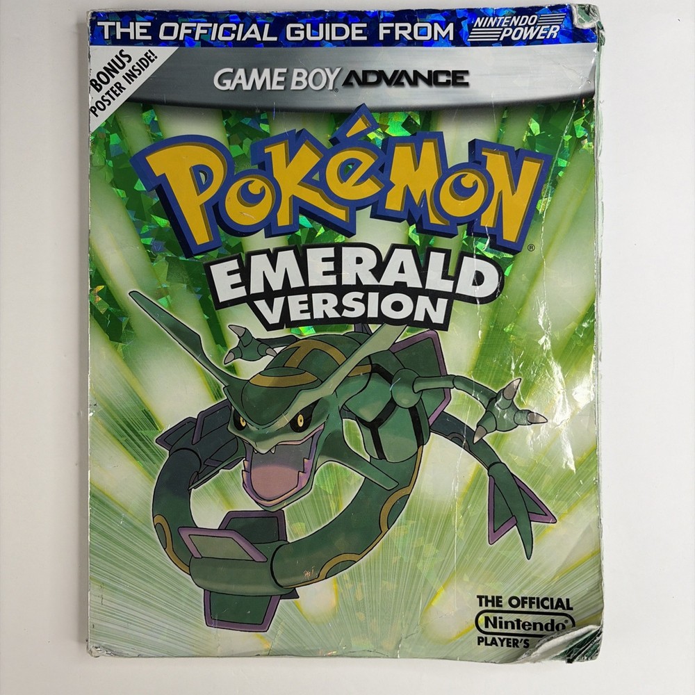 Pokemon Emerald Version Official Strategy Guide Nintendo Power (2005) No Poster