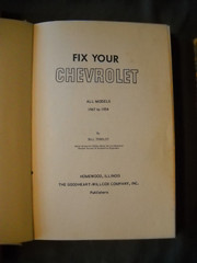 VINTAGE CHEVROLET REPAIR MANUALS LOT FIX YOUR CHEVY 1930S TO 1967 RAT ROD BOOKS