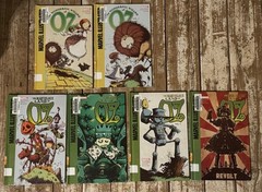 Lot Of 6- The Wonderful Wizard of Oz, Marvelous Land Of Oz-Marvel Illustrated Hc
