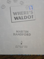 Martin Hanford. Where is Waldo? Hardcover Book 1987