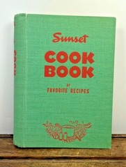 1952 The Sunset Spiral CookBook Great Recipes HB 415 Pages