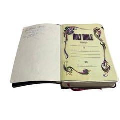 KJV Holy Bible Giant Print Version (Burgundy Leather, 1998) AMG Publishers