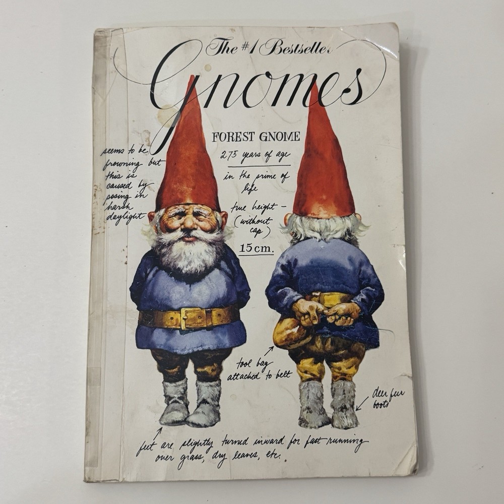 Gnomes by Wil Huygen and Rien Poortvliet 1St Edition Paperback 1979