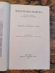 Vintage 1921 First-Year Edition: Westward Hoboes by Winifred Hawkridge Dixon