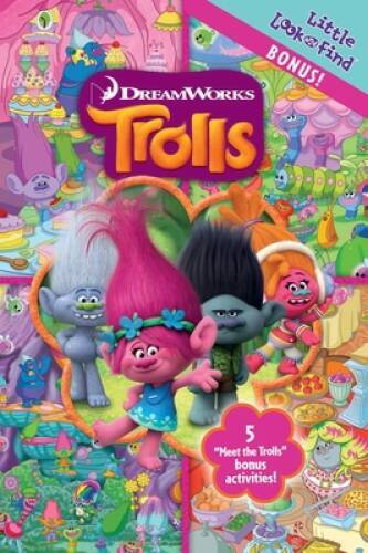 Dreamworks Trolls Little Look and Find Bonus! – Hardcover – GOOD