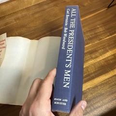 All The President’s Men – Bob Woodward Carl Bernstein 1974 – HC/DJ 1st Edition