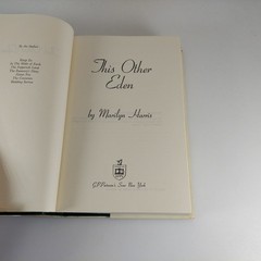 This Other Eden by Marilyn Harris 1977 G.P. Putnam’s Sons Book Club Ed HCDJ