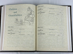 1977 Holy Bible Heritage Edition King James 11.5”x9” Padded Hardcover Vintage