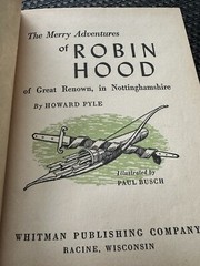 The Merry Adventures Of Robin Hood, Howard Pyle 1955 Whitman Classics HB
