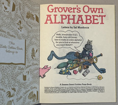 Grover’s Own Alphabet (1978) ~ Sal Murdocca ~ Little Golden Book ~ Sesame Street