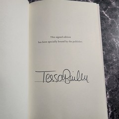 Signed Book – Dream Girl Drama by Tessa Bailey Barnes Noble 1st Edition HC New
