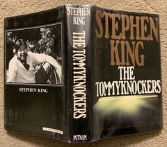 THE TOMMYKNOCKERS BY STEPHEN KING 1987 PUTNAM BOMC HCDJ FORMER LIBRARY BOOK