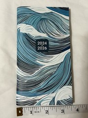 Oceans Swell 2024-2026 Two-Year Pocket Planner, August 2024 – December 2026
