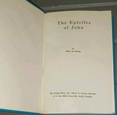 The Epistles of John by Oliver B. Greene