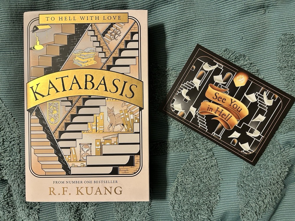 Fairyloot Exclusive Edition Katabasis by R. F. Kuang Hardcover Sprayed Edges