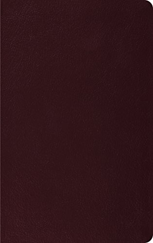 ESV THINLINE BIBLE, PREMIUM BONDED LEATHER, BURGUNDY, RED By Esv Bibles By NEW