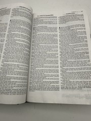 Zondervan NIV KJV NASB AMP Side By Side Bible Blue 9.5″ Tall x 6.5″ W Holy Bible