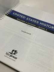BJU Press United States History TEACHER’s – Hardcover, by BJU Press Volume 1 , 2