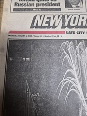 Dec 31,1999 & January 1, 2000 New York Post Newspapers Year 2000 Special Edition