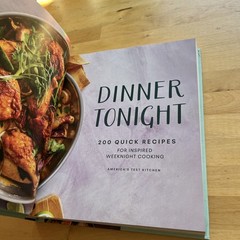 Dinner Tonight: 200 Quick Recipes for Inspired Weeknight Cooking HARDCOVER- GOOD