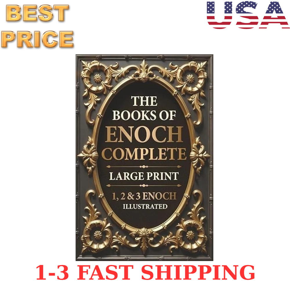 The Books of Enoch Complete LARGE PRINT (Illustrated): 1, 2 & 3 Enoch with Authe