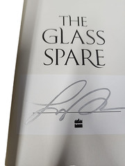 SIGNED w/Bookplate ~The Glass Spare ~by Lauren DeStefano ~1st Ed ~2017 ~ HC~DJ
