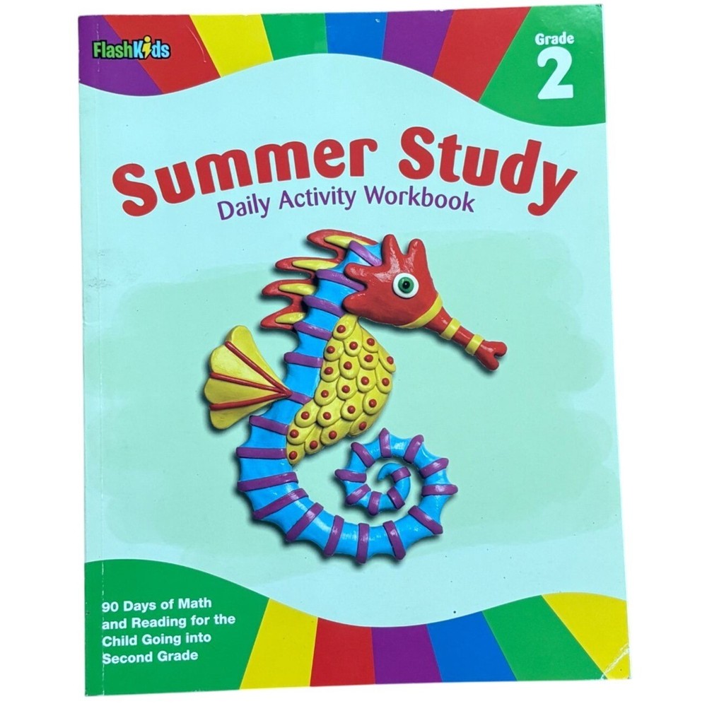 FlashKids Summer Study Book For Grade 296 Pages-New