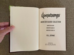 Goosebumps Lot of 4 Monster Edition #1, 2, 3/Monster Blood Collection Hardcover