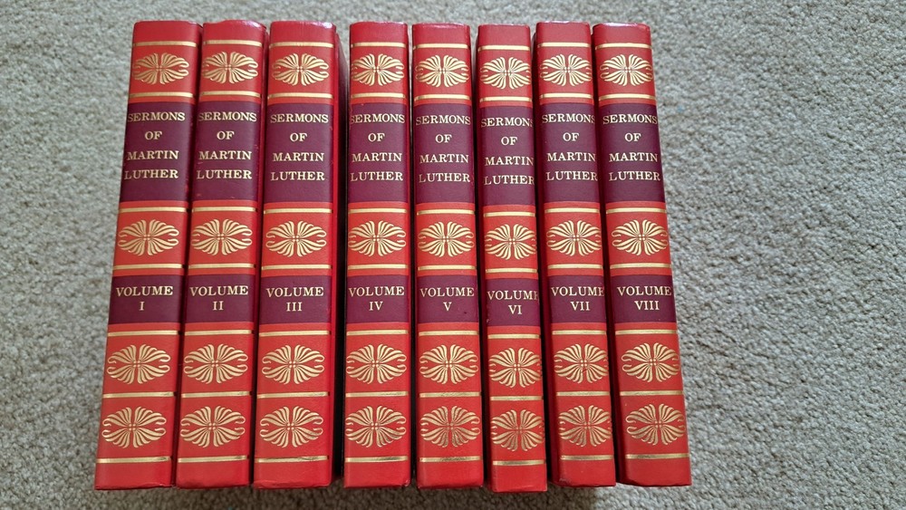 Sermons of Martin Luther Books 8 Volumes John Lenker Baker Book House