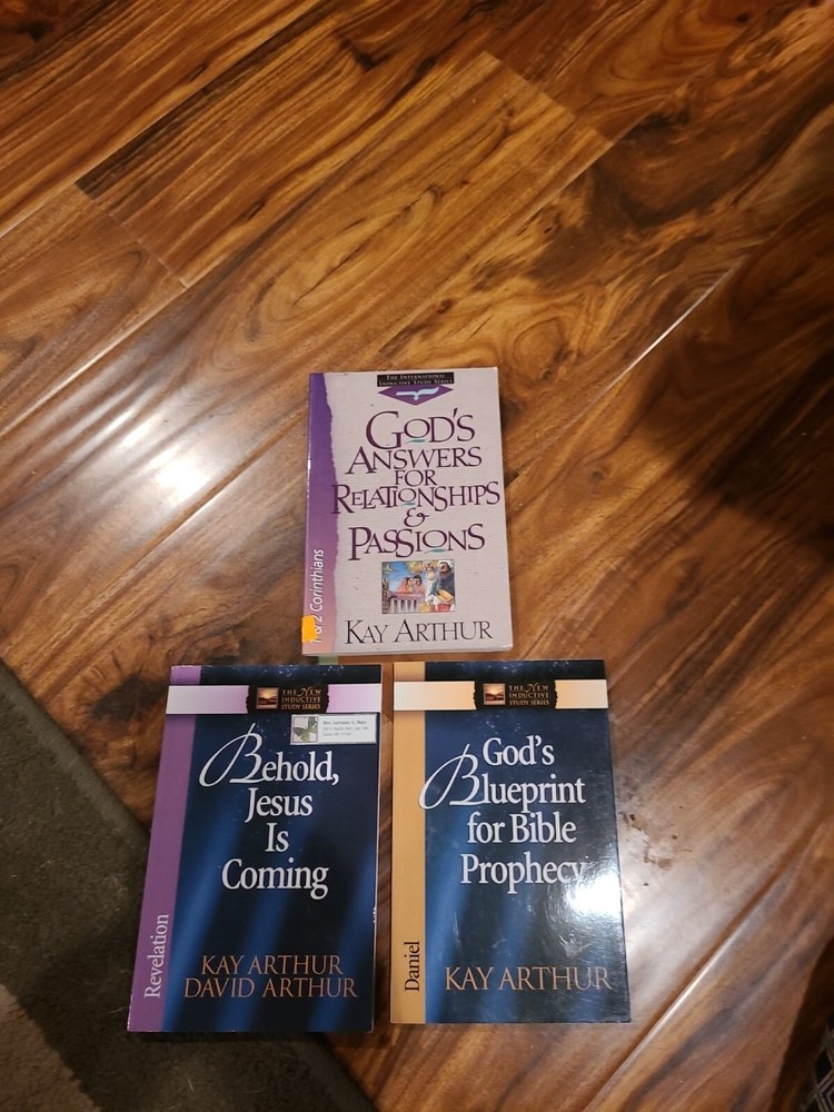 Lot Of 3 Kay Arthur Bible Study Books Christian Faith Theology