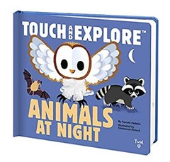 Touch and Explore: Animals at Night Hardcover Pascale Hedelin