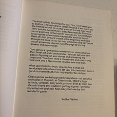 Bobby Fischer Teaches Chess Hardcover Xerox 1966 fourth printing